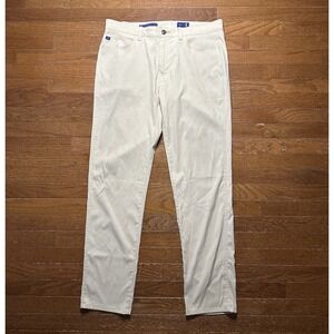 Stitch Britches Heston Five Pocket Pant Men 34x32 Golf Performance Oyster Beige